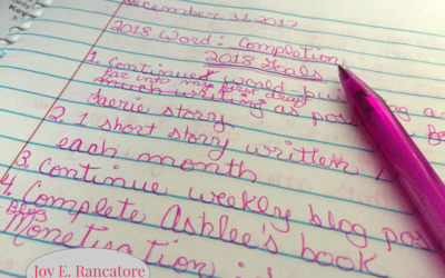 My Writing Plans