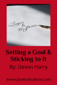 Writing has always been about give and take for me. You know the saying, “Your book won’t write itself?" Writing requires setting a goal and sticking to it. www.joyerancatore.com