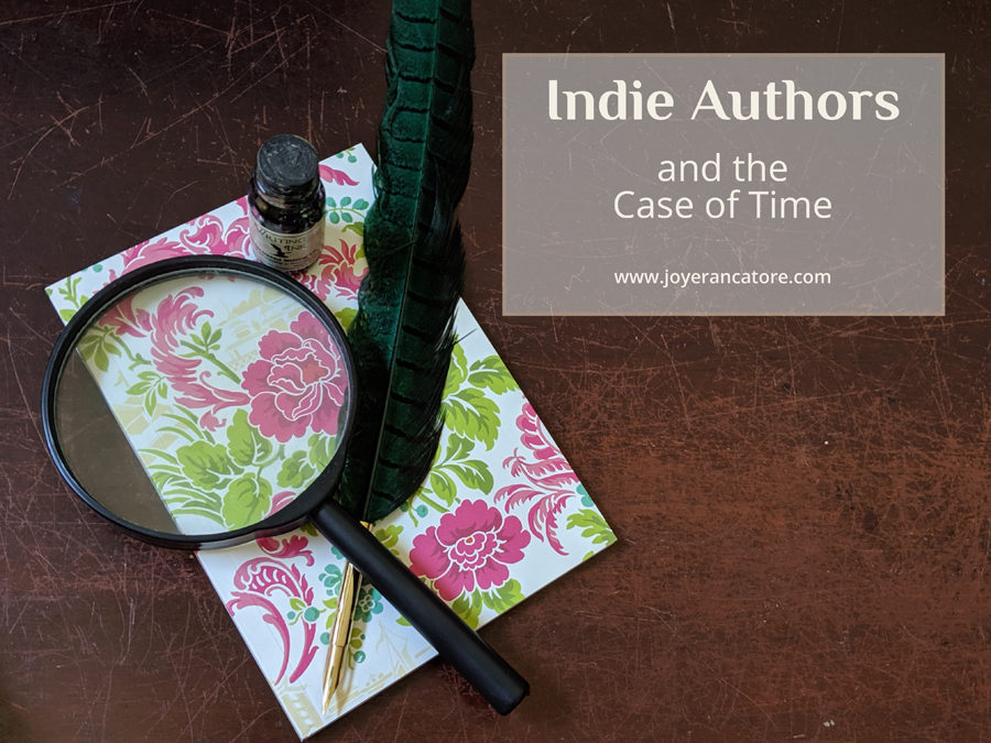 Any way you approach publication, you’re looking at a giant investment in time. I present to you Indie Authors and the Case of Time. www.joyerancatore.com