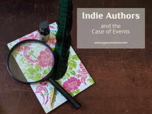 Events provide Indie Authors exposure for their books and opportunities to get face to face with readers and learn how to better identify ideal readers. www.joyerancatore.com