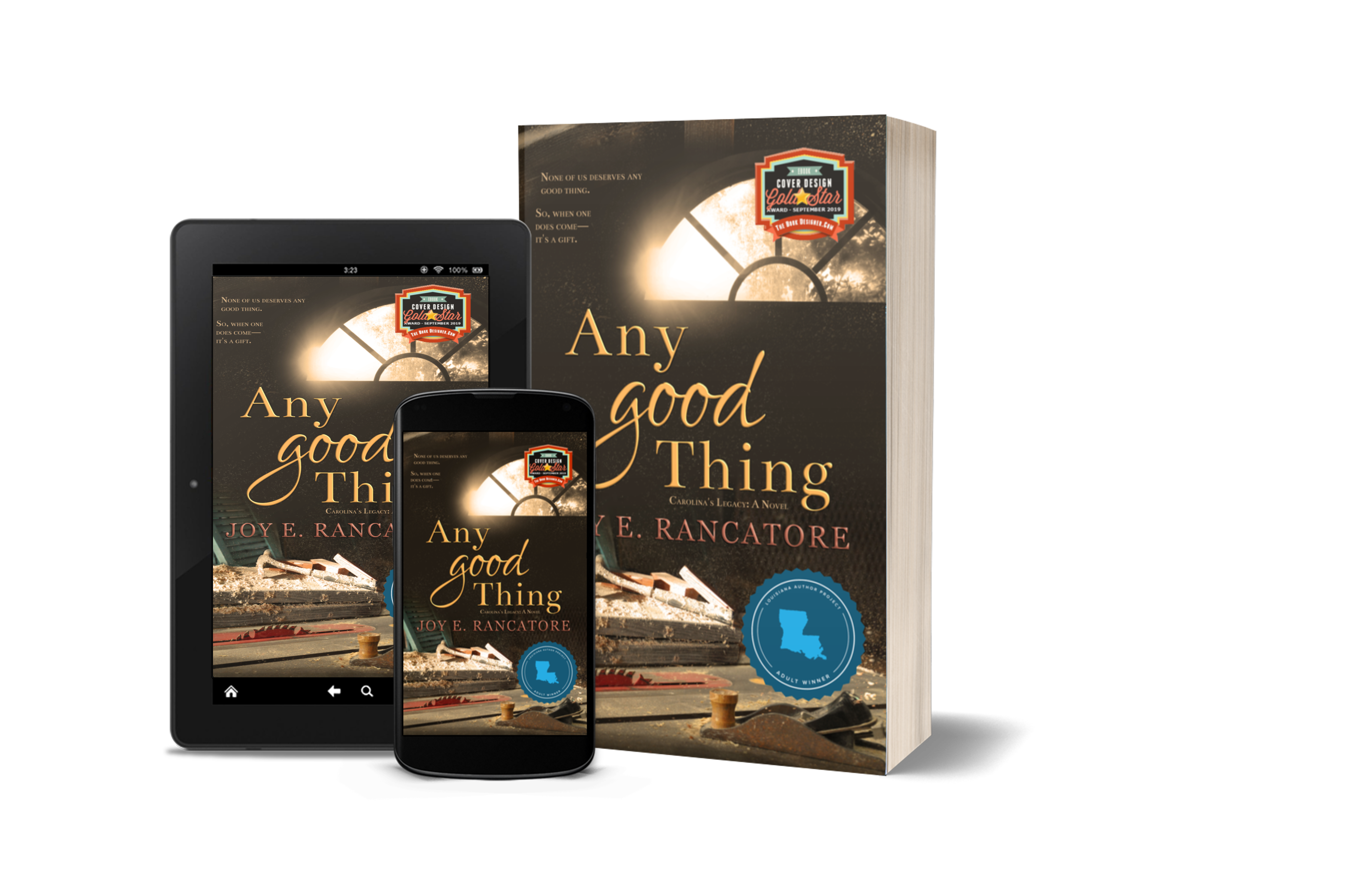 Any Good Thing by Joy E. Rancatore, Southern fiction with Christian roots