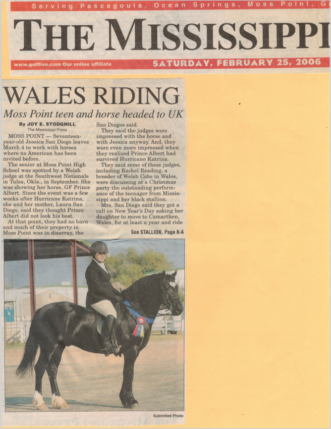 Wales Riding Joy E. Stodghill article icon
